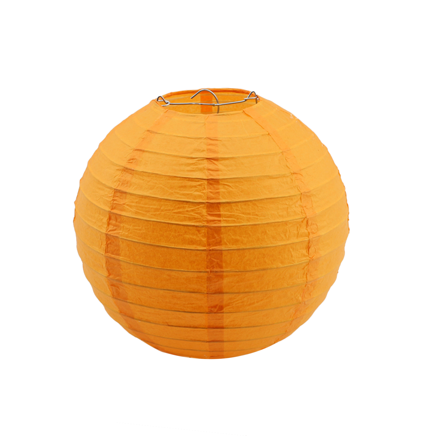 Paper Lanterns 8'' Outdoor Party Decorations Living Room Decor for Birthday Wedding（Orange）