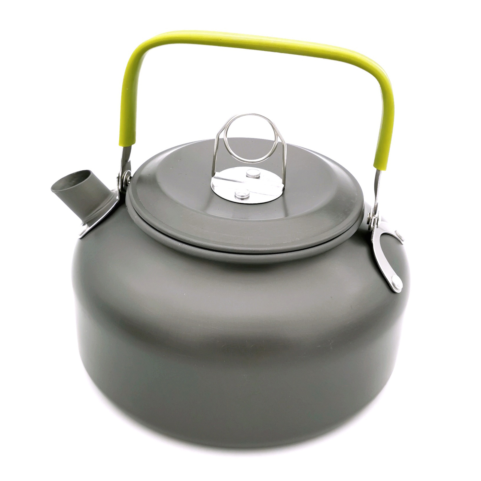 800mL Portable Camping Water Kettle Tea Kettle Stovetop Teapot Aluminum Alloy Camping Kettle for Hiking Backpacking Quick-Heat