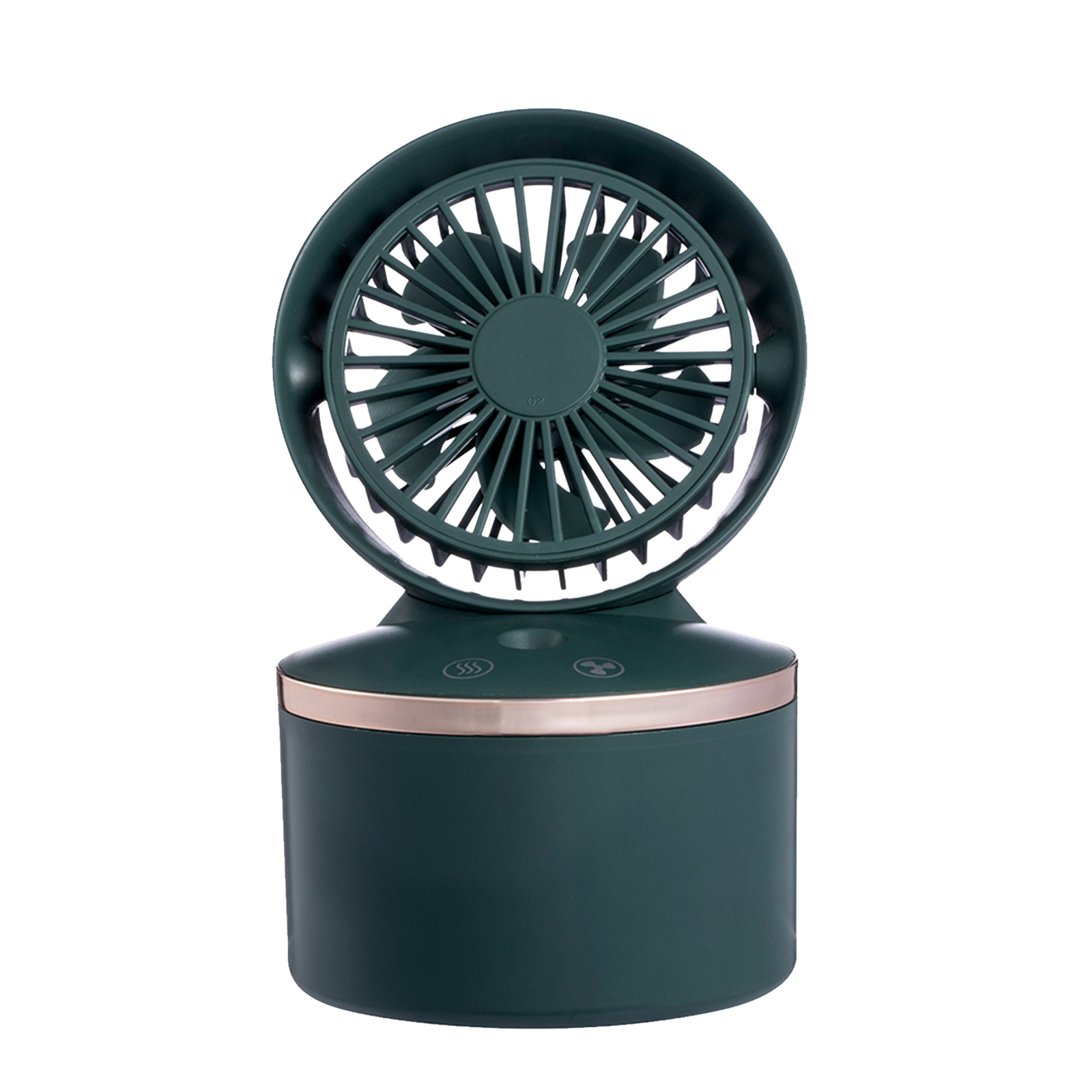 Desk Misting Fan Cooling Mister Fan with 280mL Water Tank USB Portable Spray Misting Fan with 3 Speeds 2 Mist Modes for Home Room Office