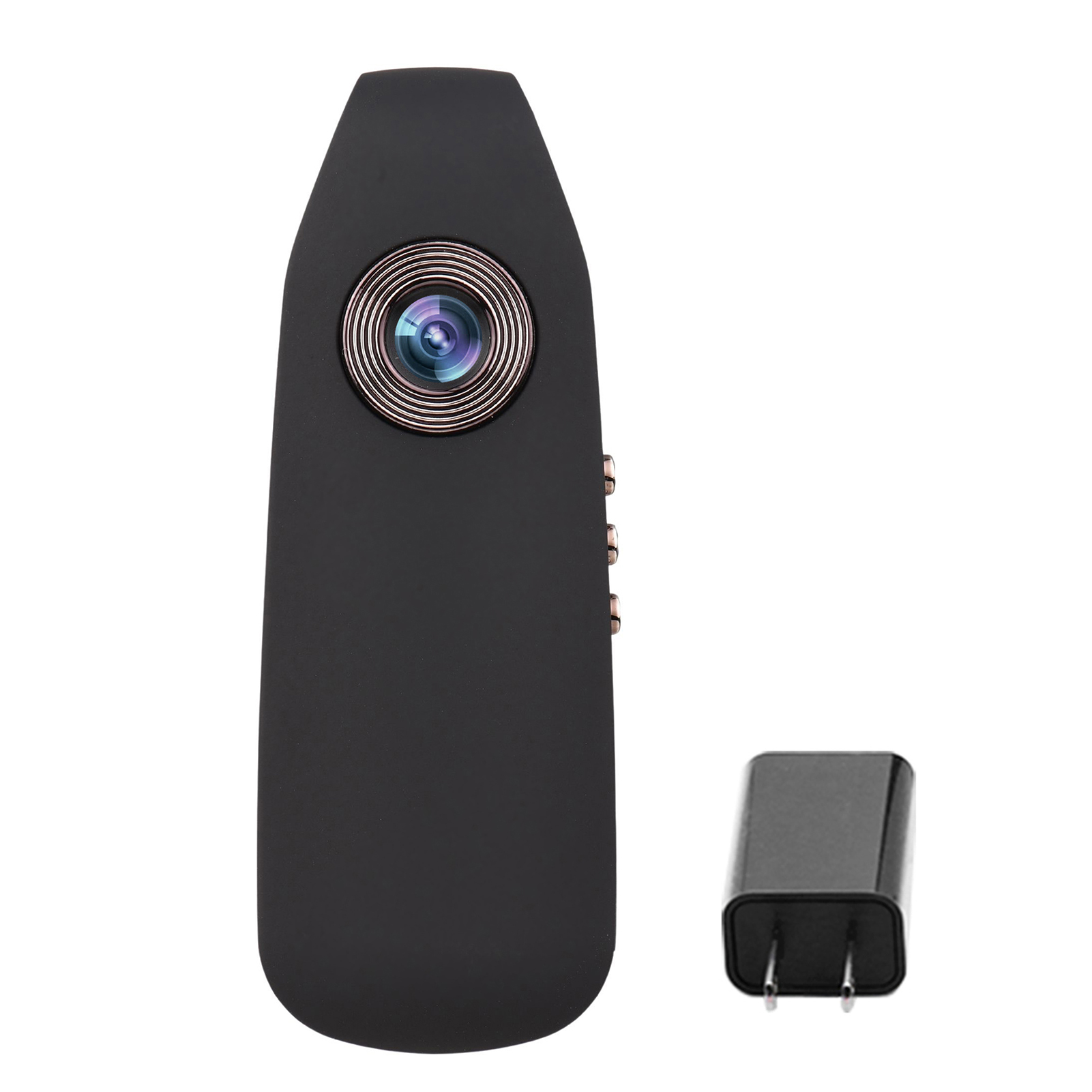 Mini Body Camera 1080P Full HD Camera Portable Magnet Clip Wearable Camera Video Recorder Small Sport DV DVR Dash Camera for Car Bike Home Office Security(US Plug)