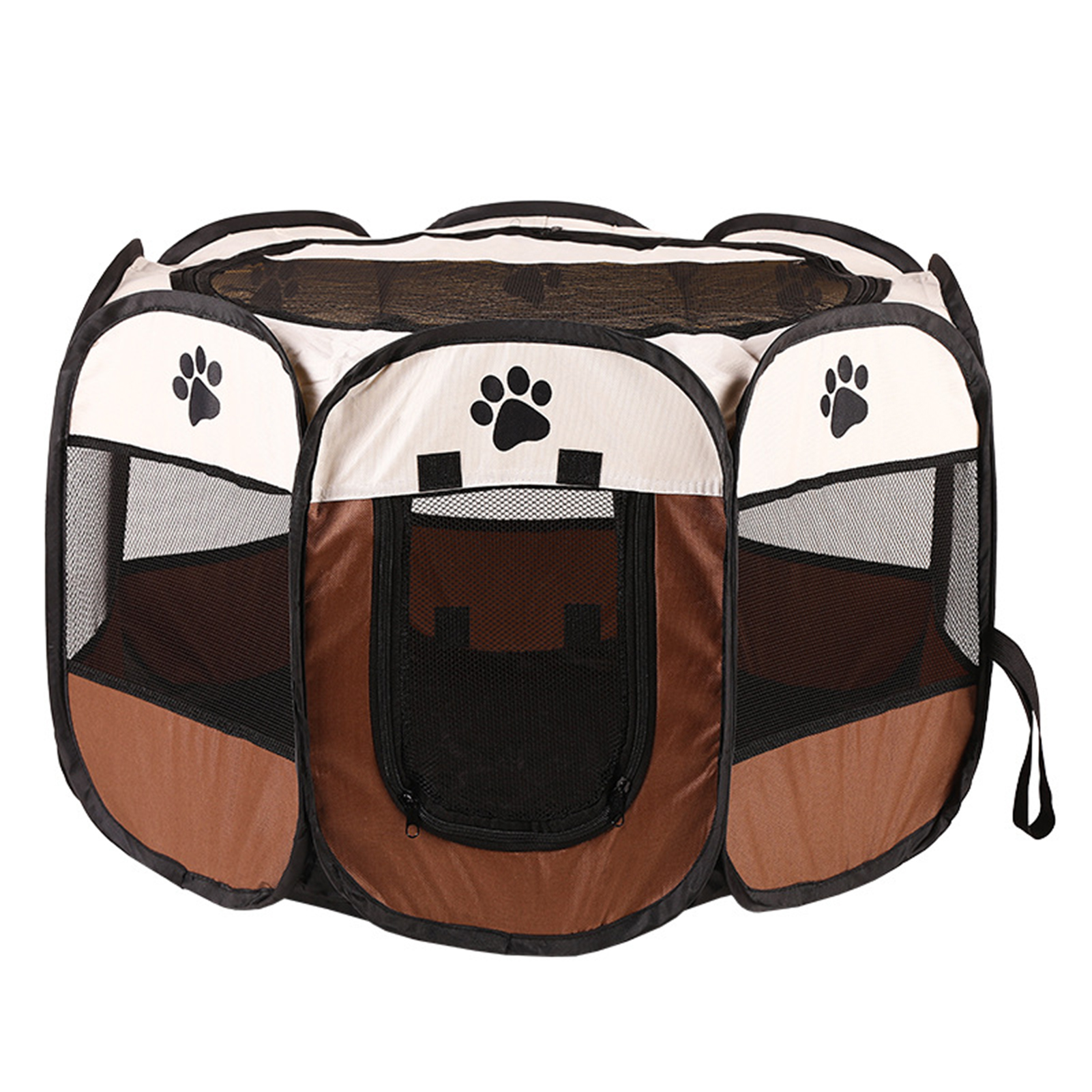 Octagonal Pet Playpen Scratch Resistant Pet Playpen for Pregnant or Injured Cat Foldable Portable Pet Exercise Tents Dog Kennel House