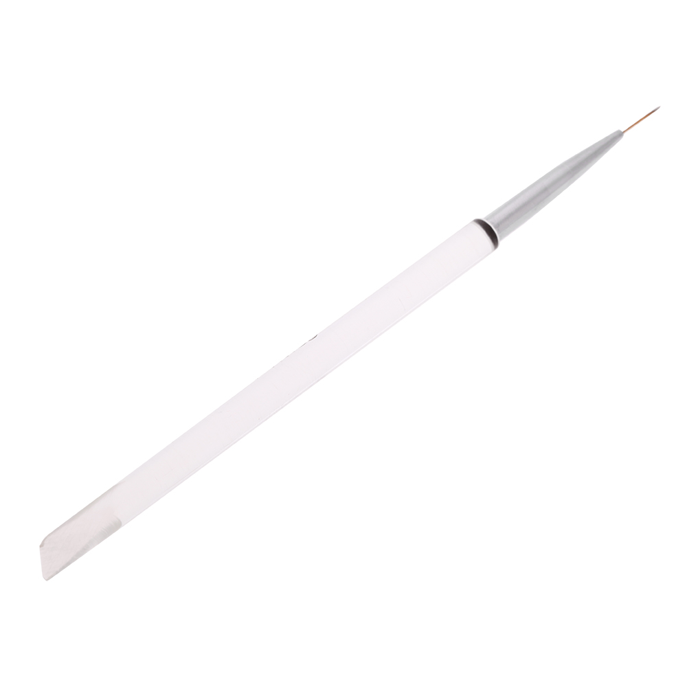 BQAN Transparent Nail Art Pen Acrylic Handle Carving Powder UV Gel Liquid Salon Liner Brush Oblique Incisive End