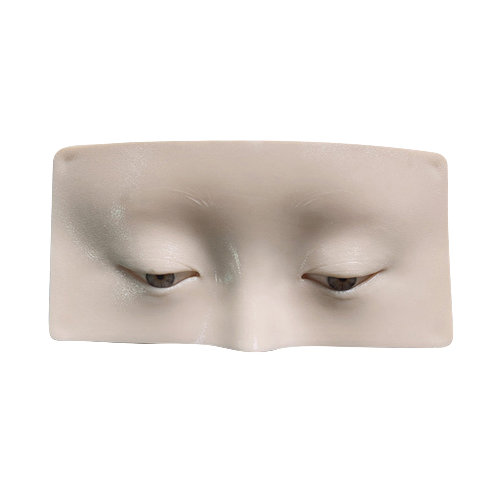 Face Eyes Makeup Practice Board 3D Realistic Face Skin Board Practice Model for Eyeshadow Eyeliner Eyebrow Lash Mapping