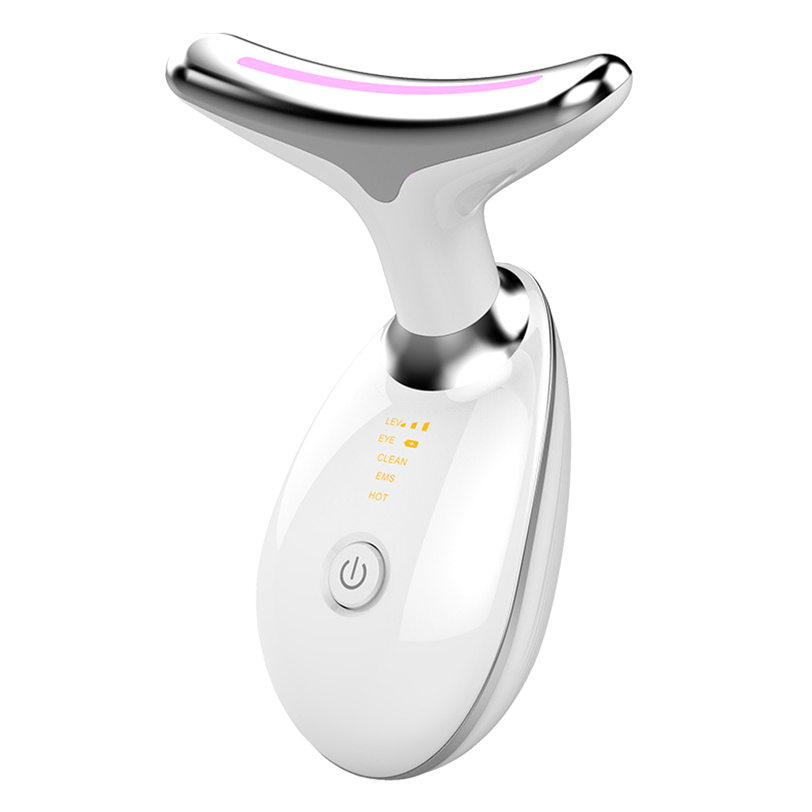 Neck Device Ion-introduction Nutrition Three-gear Adjustment Sonic Vibration Color Light Rejuvenation Anti-early Aging