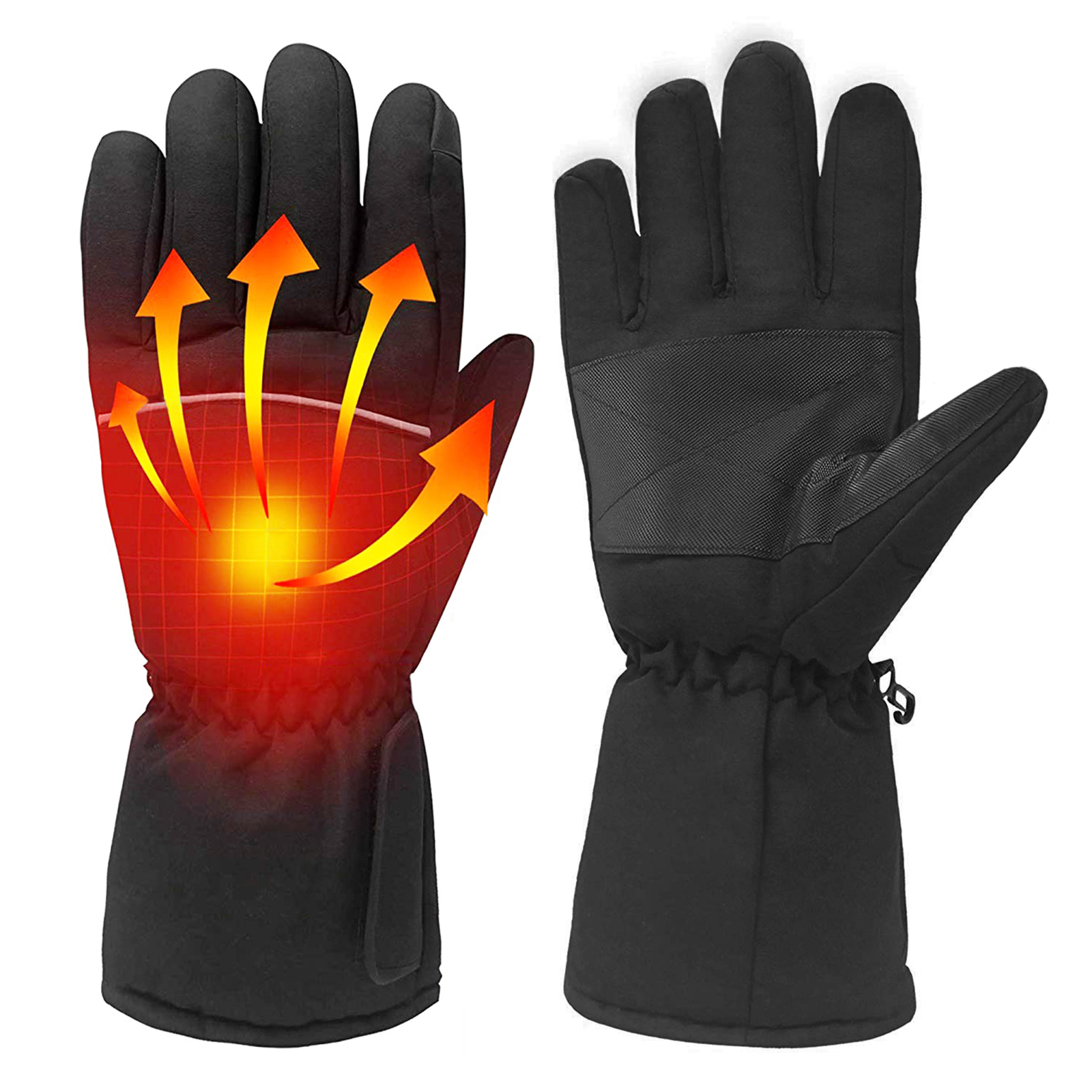 Heated Gloves for Men Women Electric Winter Thermal Touchscreen Heating Gloves for Cycling Hiking Skiing Snowboarding Gloves