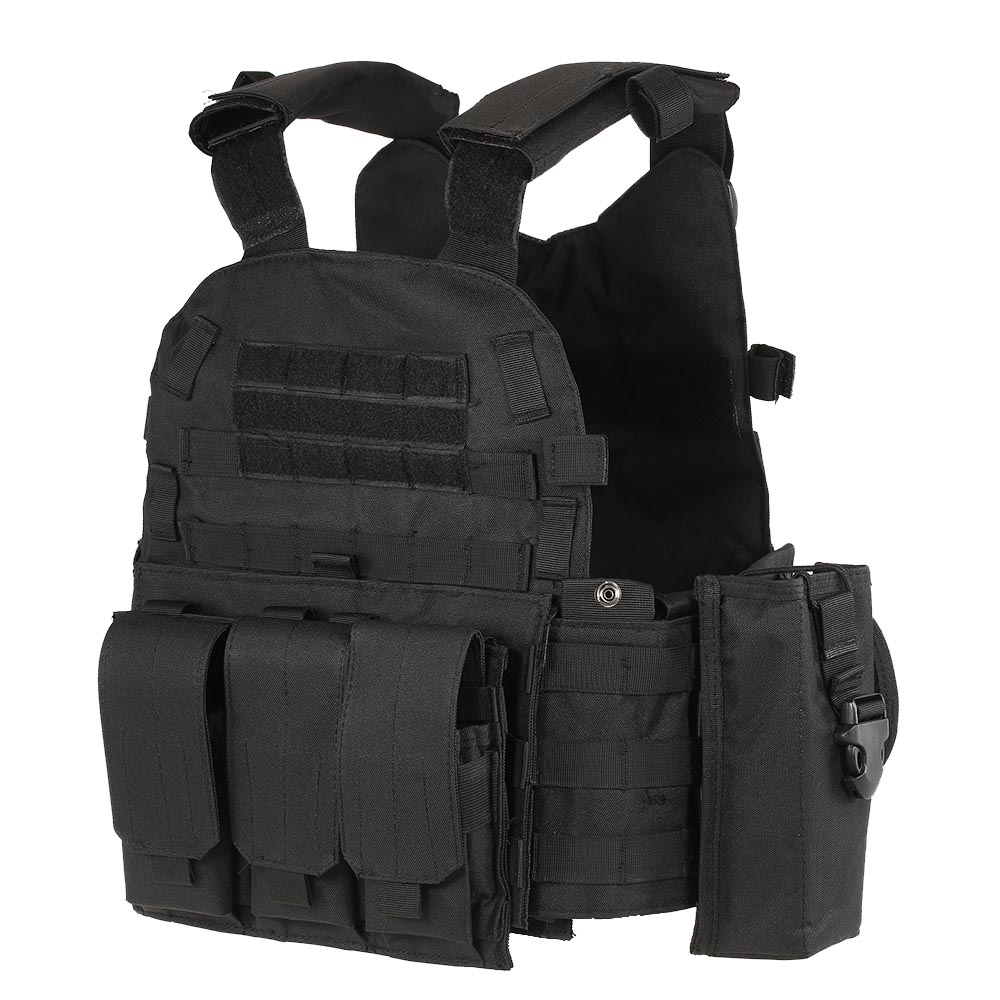 Outdoor Men's Modular Vest Hunting Gear Load Carrier Vest with Hydration Pocket