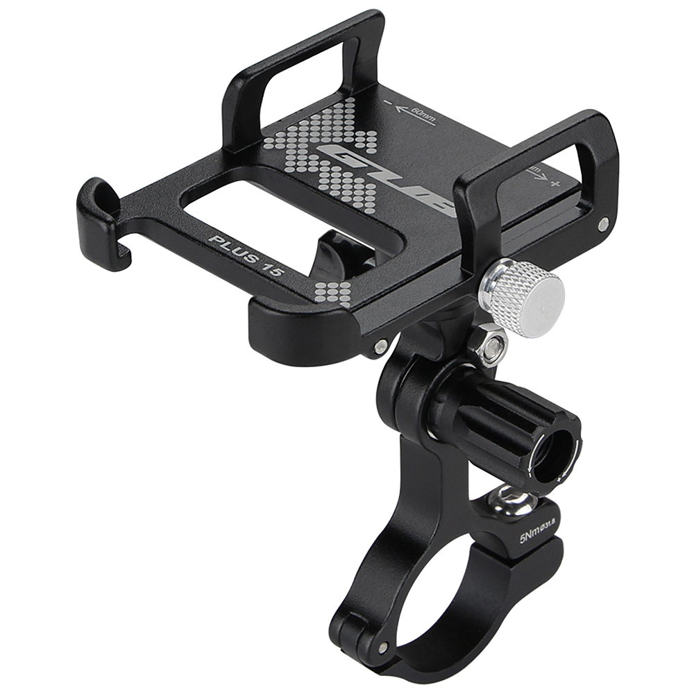 Aluminum Bike Phone Holder 360 Degree Rotating Adjustable Anti Slip Cycling Bicycle Handlebar Phone Mount Holder Stand