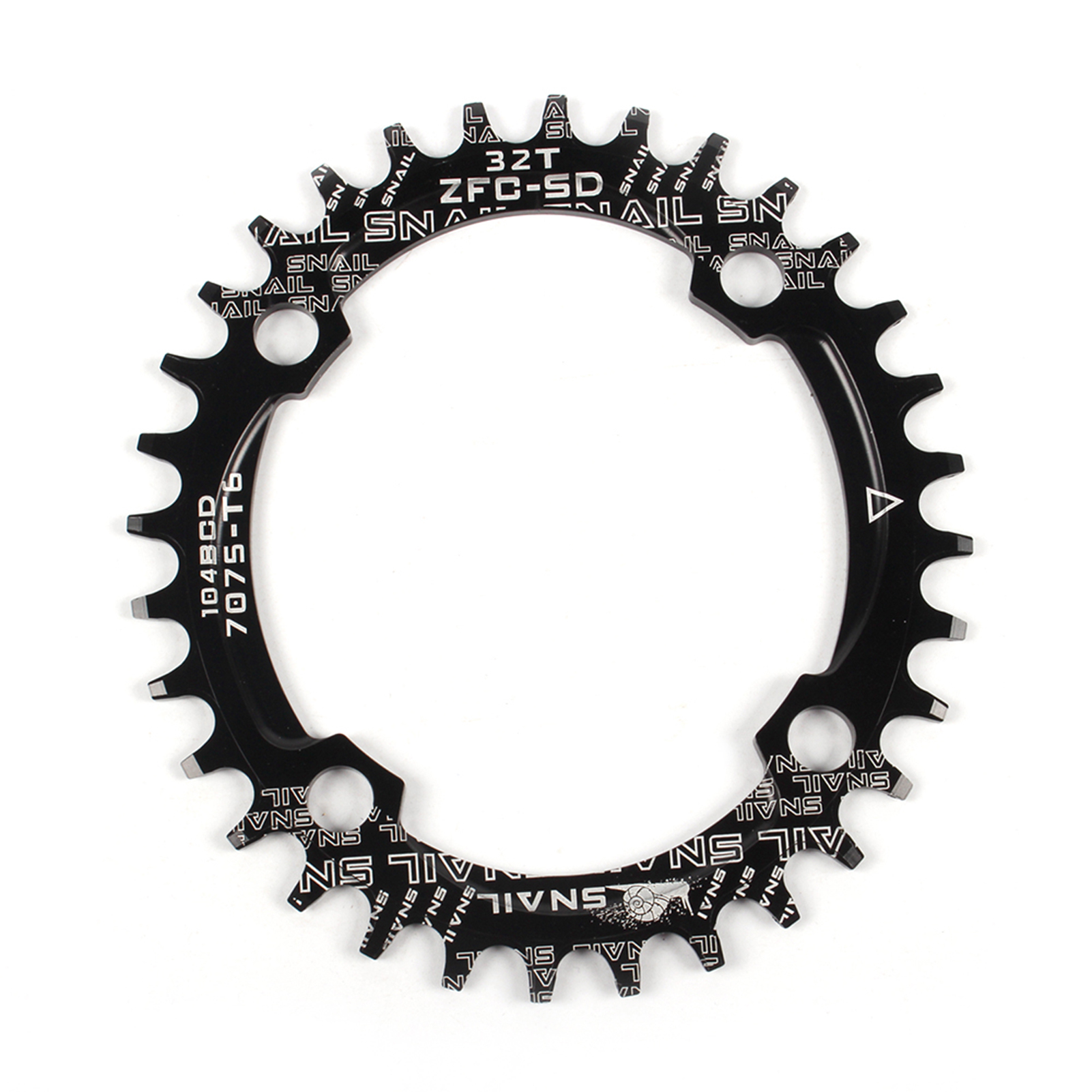 Bike Narrow Wide Chainring Crankset Oval Round Single Chainwheel MTB Mountain Bike BCD 104MM Chainrings 32T / 34T / 36T