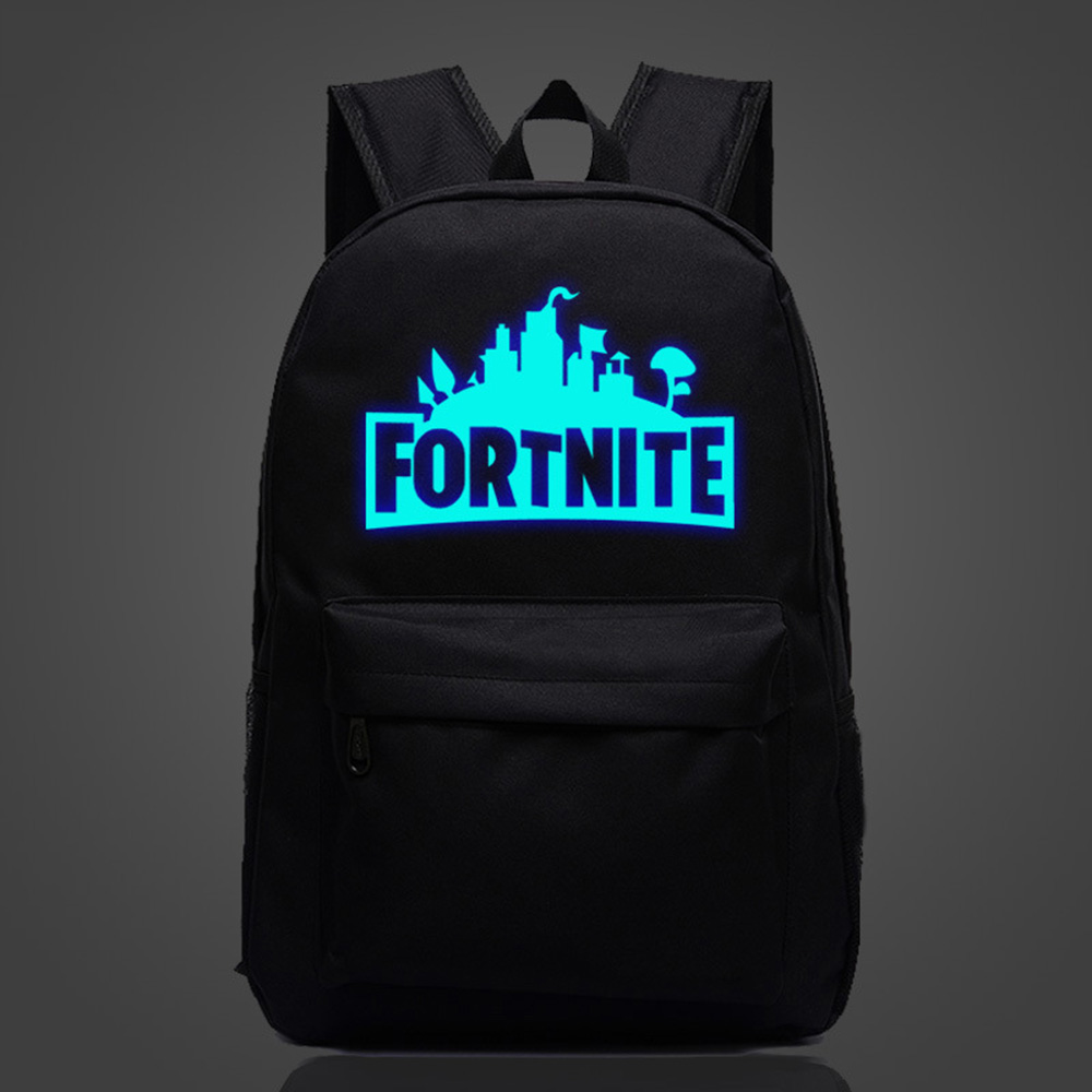 Waterproof Game Night Luminous School Bag Gift Nylon Big Size Backpacks Bags Book Rucksacks Glow in Dark Figure Toys Kids Gift(Style 4)