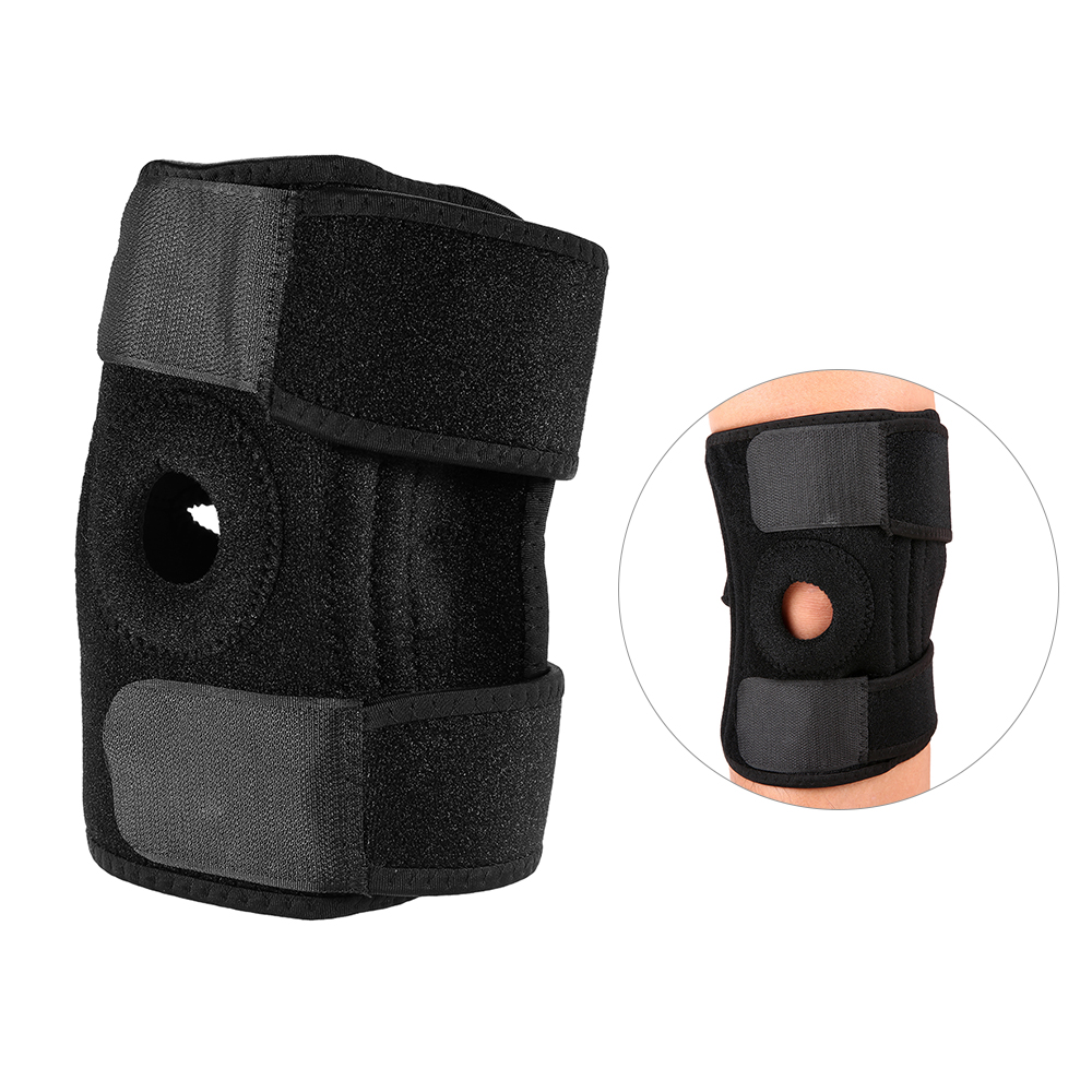 Knee Brace Support Sleeve Open Patella Protector Wrap Breathable Neoprene Sleeve