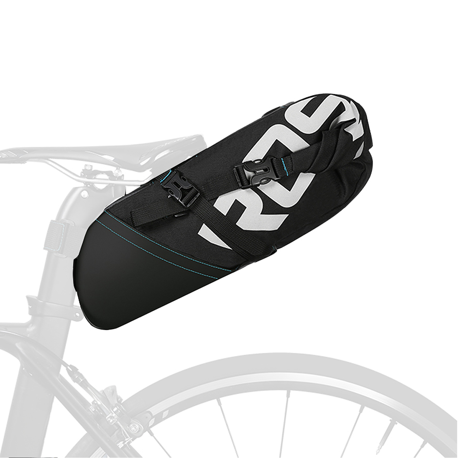 ROSWHEEL 8L MTB Bike Bag Cycling Bicycle Saddle Tail Rear Seat Storage Bags Accessories