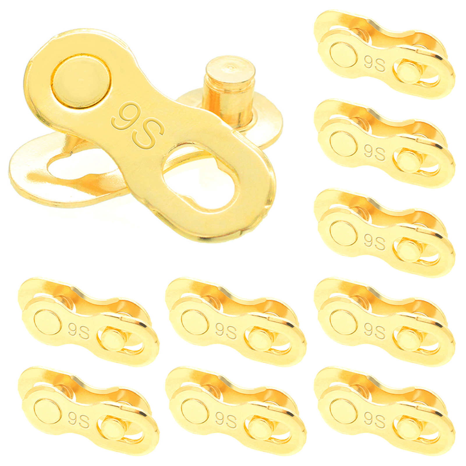 10pcs 6/7/8/9/10/11/12 Speed Bicycle Chain Connector Lock Bicycle Chain Connecting Quick Link