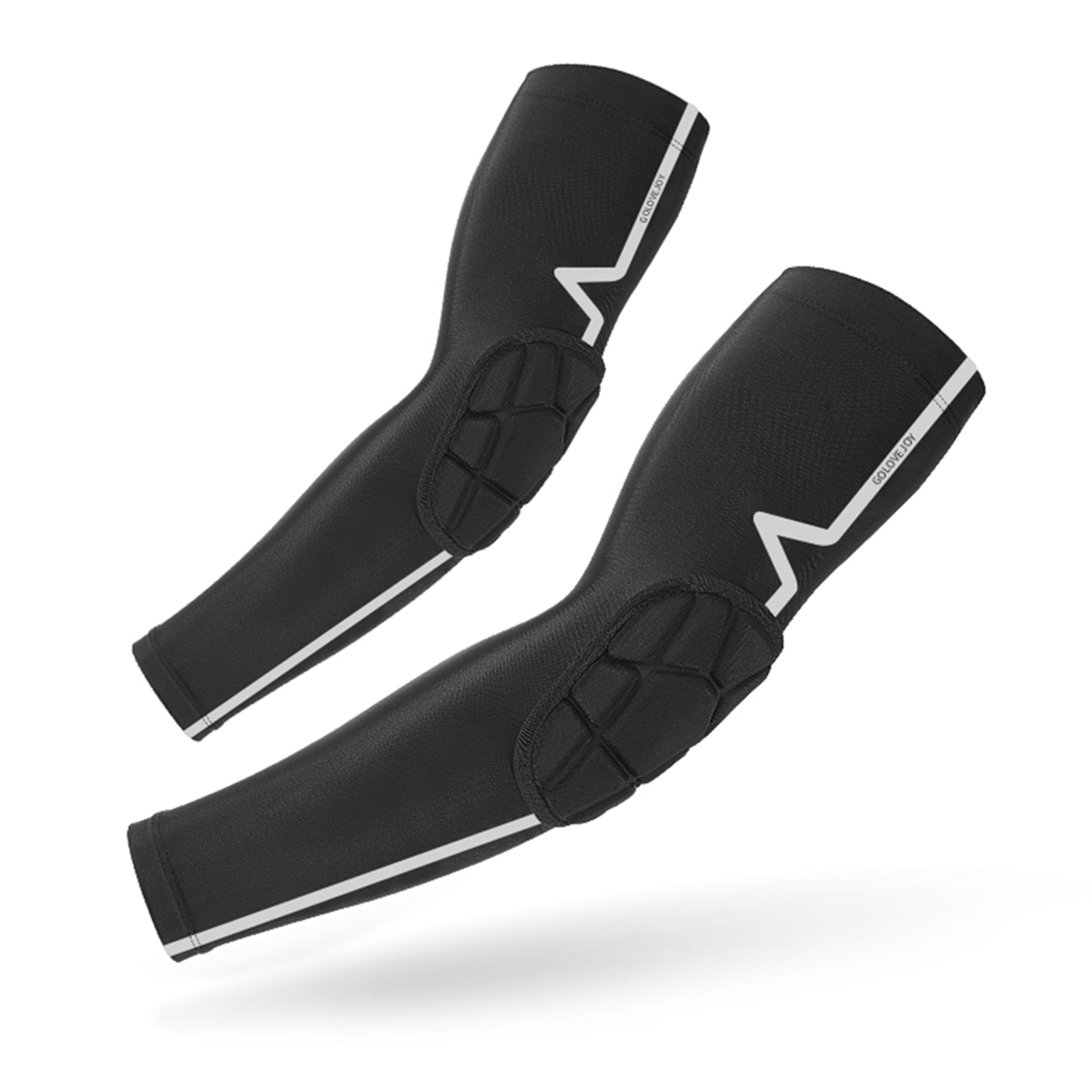 A Pair of Elbow Sleeves Women Men Anti Slip Elbow Support Elbow Pads Guards for Basketball Volleyball Footabll Cycling Running