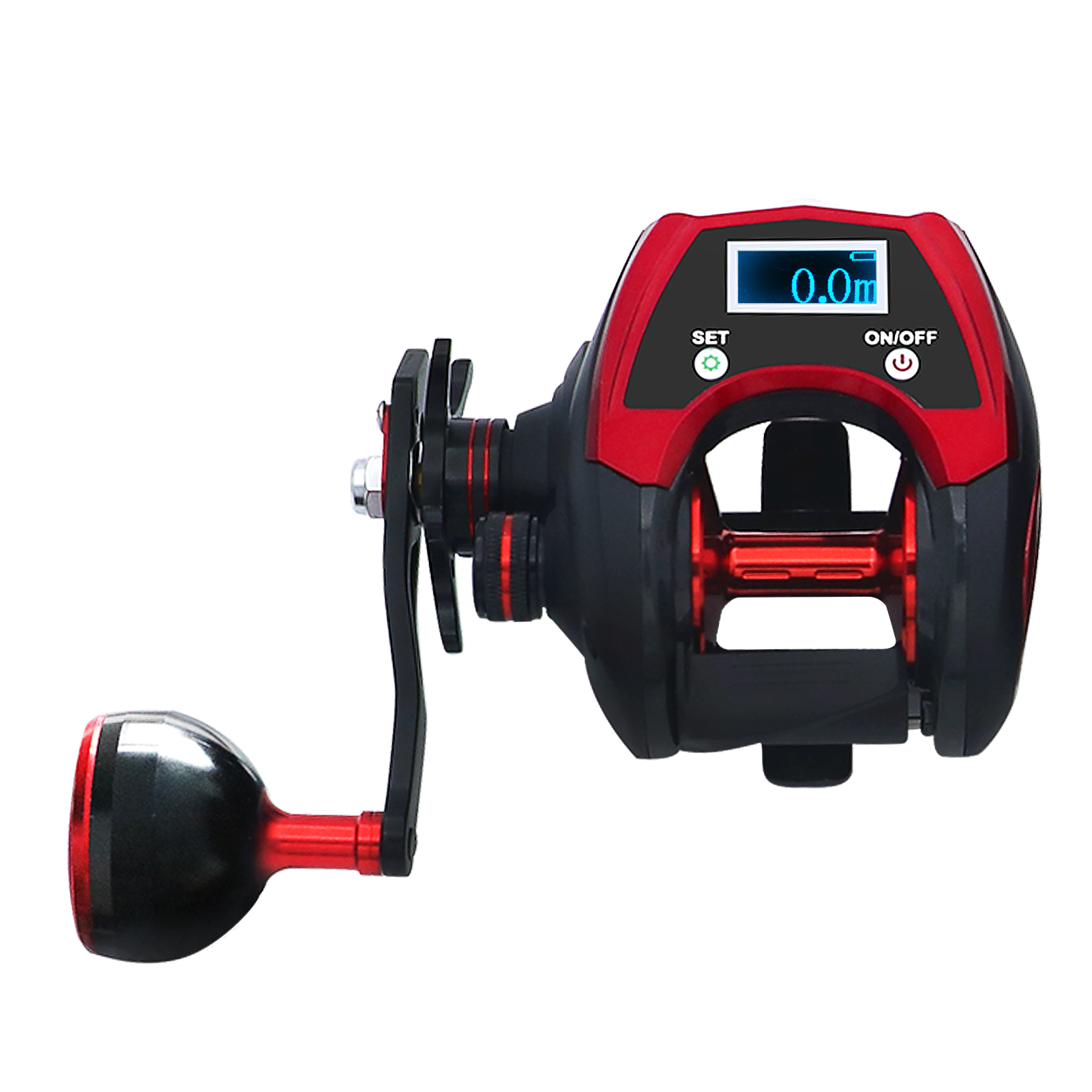 18+1 Ball Bearing Rechargeable Baitcasting Reel 39.7LB Max Drag 6.4:1 Baitcaster Fishing Reel with 8 Magnet Braking System