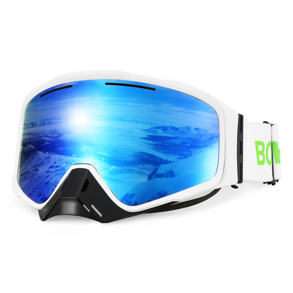 Anti-fogging Goggle Skiing UV400 Protective Goggles Detachable Magnetic Goggles Climbing Skating Snow Sports Motorcycling OTG Goggles for Men Women