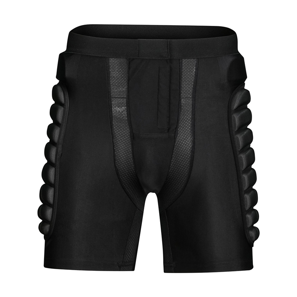 Protective Padded Shorts for Cycling Skating Snowboarding Sports Underwear Hip Tailbone EVA Pad Sportswear Black