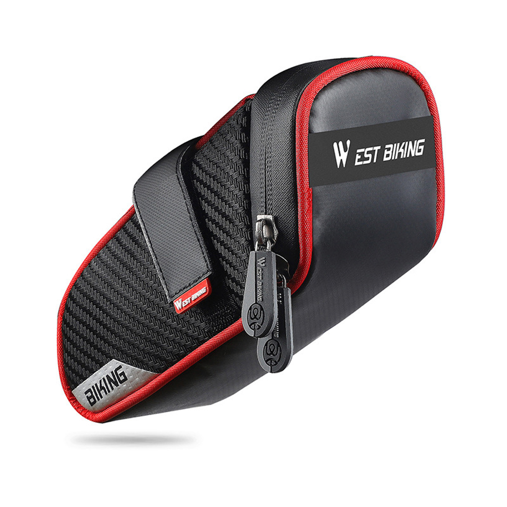 WEST BIKING Bicycle Bag Bike Waterproof Storage Saddle Bag Seat Cycling Tail Rear Pouch Bag Saddle Bicycle Accessories