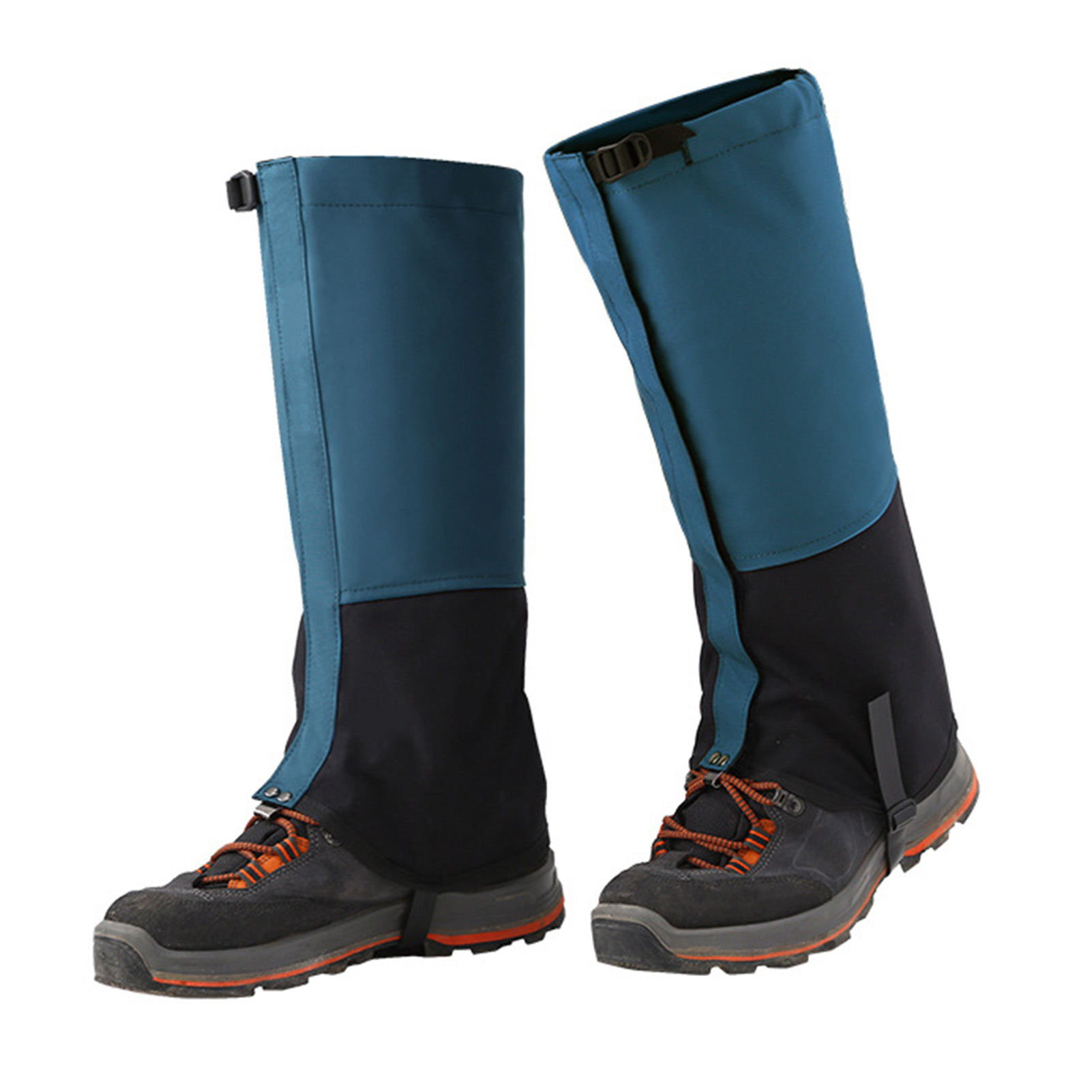 Leg Gaiters Fleece Lined Waterproof Adjustable Anti-Tear Snow Boot Gaiters for Outdoor Hiking Skiing