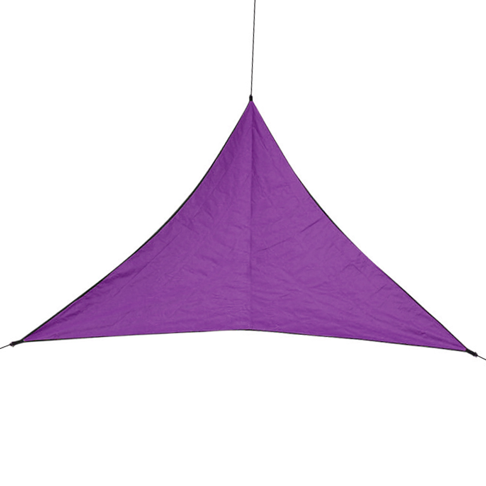 Outdoor Shade Sunscreen Waterproof Triangular UV Sunshine Shade Sail Combination Net Triangular Sunshine Camping Garden Sail Tent