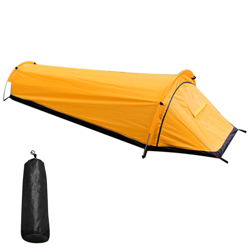 Backpacking Tent Outdoor Camping Sleeping Bag Tent Lightweight Single Person Tent