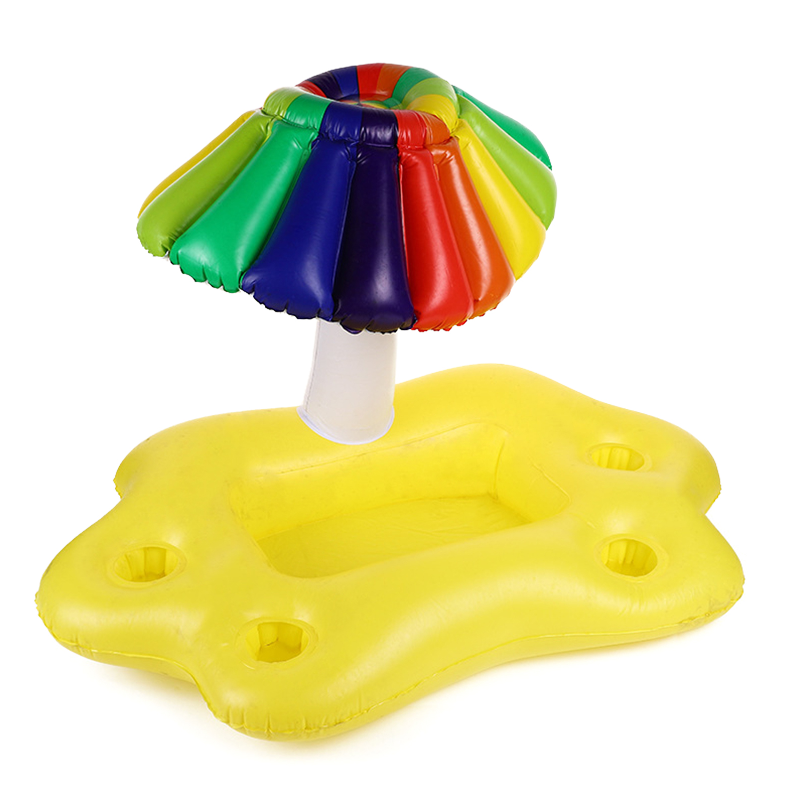 Floating Drink Holder Inflatable Beverage Salad Fruit Ice Serving Bar Food Cooler Containers Floating Tray Party Accessories Water Fun Decorations