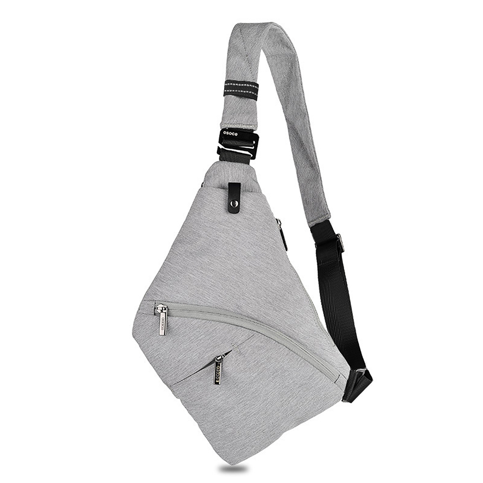 Sling Bag Male Front Cross Body Bag Anti-theft Safety Chest Pocket Pouch Shoulder Bag for Men